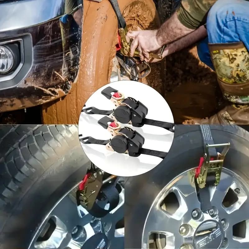 💥2025 New Year Hot Sale 70% OFF💥🔥Retractable Ratchet Straps（🎁Perfect Gift)