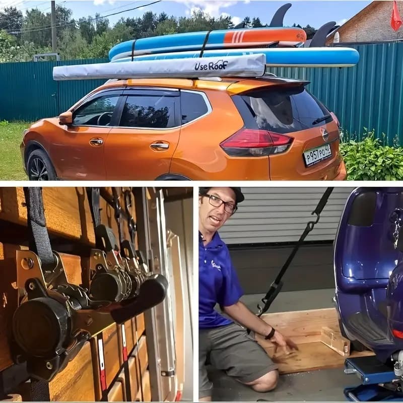 💥2025 New Year Hot Sale 70% OFF💥🔥Retractable Ratchet Straps（🎁Perfect Gift)